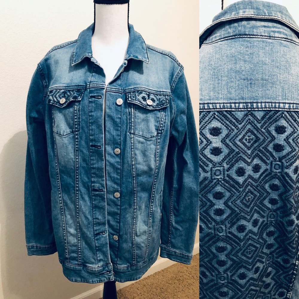 Denim Jacket with embroidery